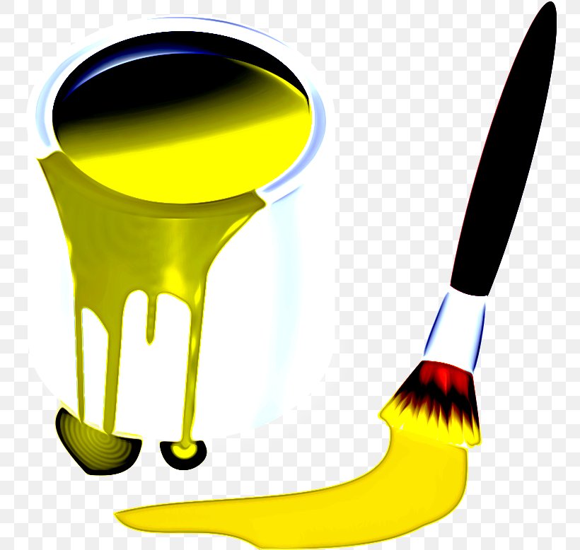 Yellow Line Design, PNG, 756x778px, Yellow, Cutlery, Spoon, Tableware Download Free