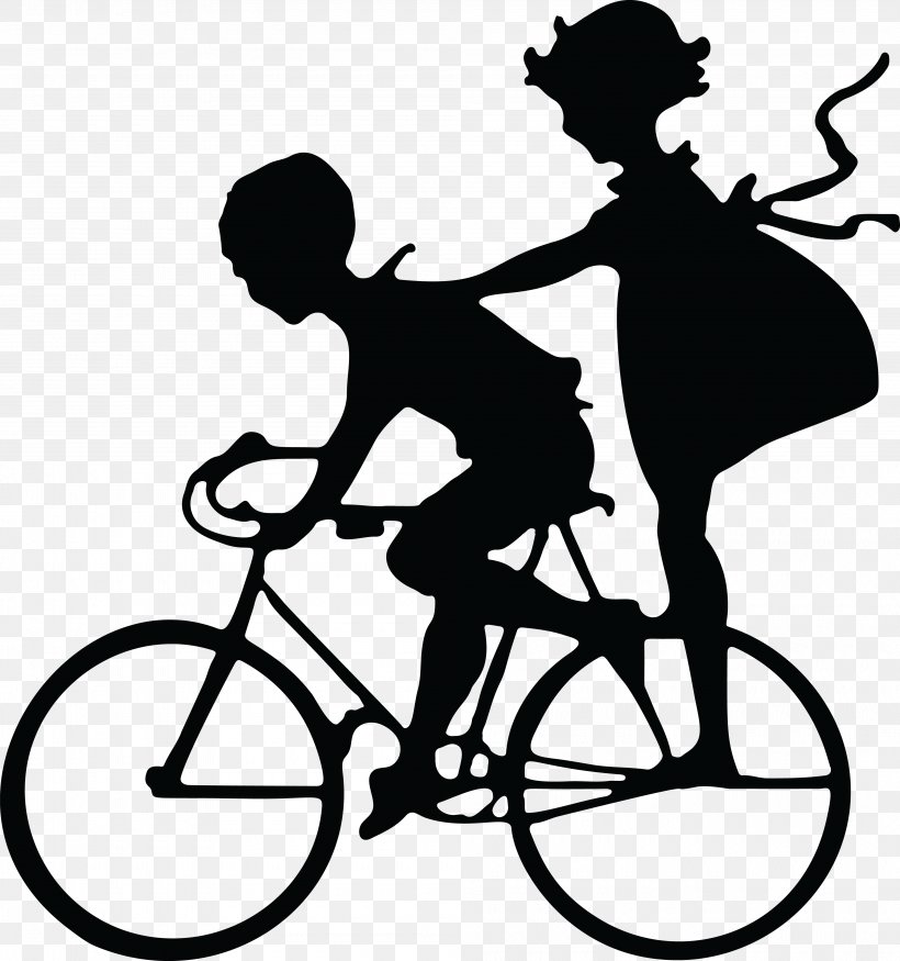 Bicycle Cycling Silhouette Clip Art, PNG, 4000x4273px, Bicycle, Artwork, Bicycle Accessory, Bicycle Brake, Bicycle Drivetrain Part Download Free