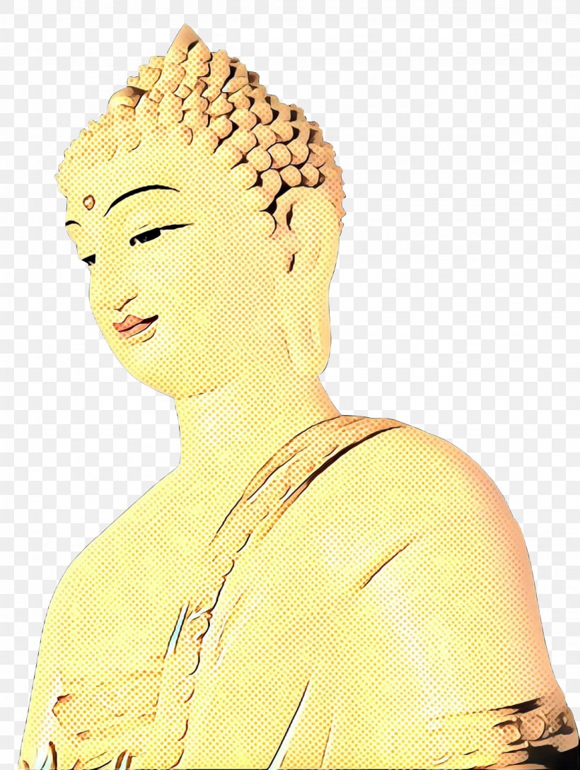 Buddha Cartoon, PNG, 2257x3000px, Forehead, Gautama Buddha, Statue, Yellow Download Free