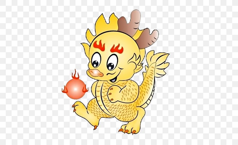 Chinese Dragon Chinese Zodiac Cartoon, PNG, 535x500px, Chinese Dragon, Art, Beak, Bird, Cartoon Download Free