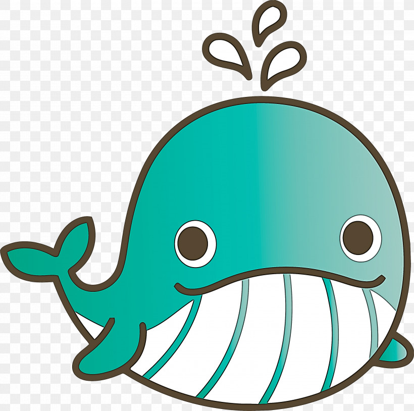 Green Aqua Turquoise Cartoon Turquoise, PNG, 3000x2980px, Baby Whale, Aqua, Cartoon, Cartoon Whale, Green Download Free