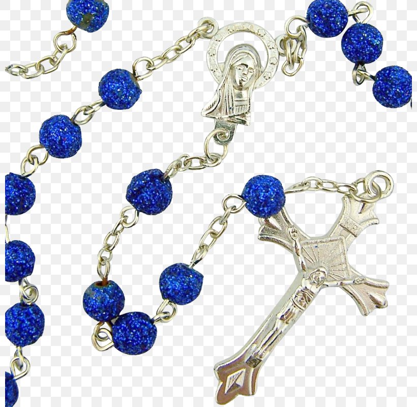 Rosary Bead Body Jewellery Bracelet Gemstone, PNG, 800x800px, Rosary, Bead, Blue, Body Jewellery, Body Jewelry Download Free