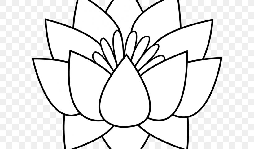 Black And White Flower, PNG, 620x481px, Drawing, Aquatic Plant, Black, Blackandwhite, Coloring Book Download Free