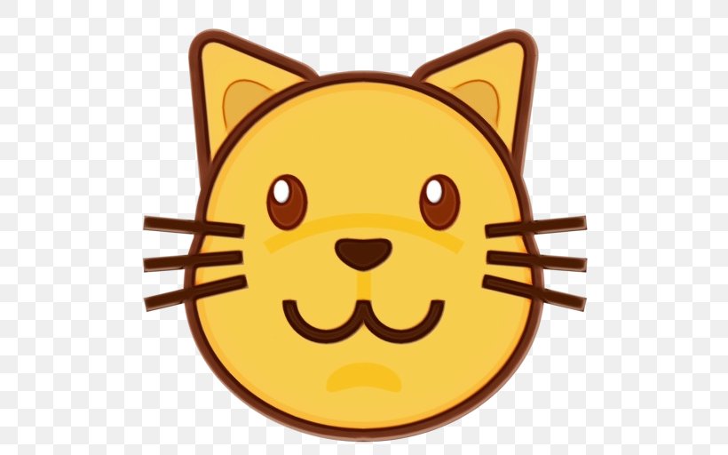 Smiley Face Background, PNG, 512x512px, Cat, Cartoon, Cheek, Cuteness, Emoji Download Free