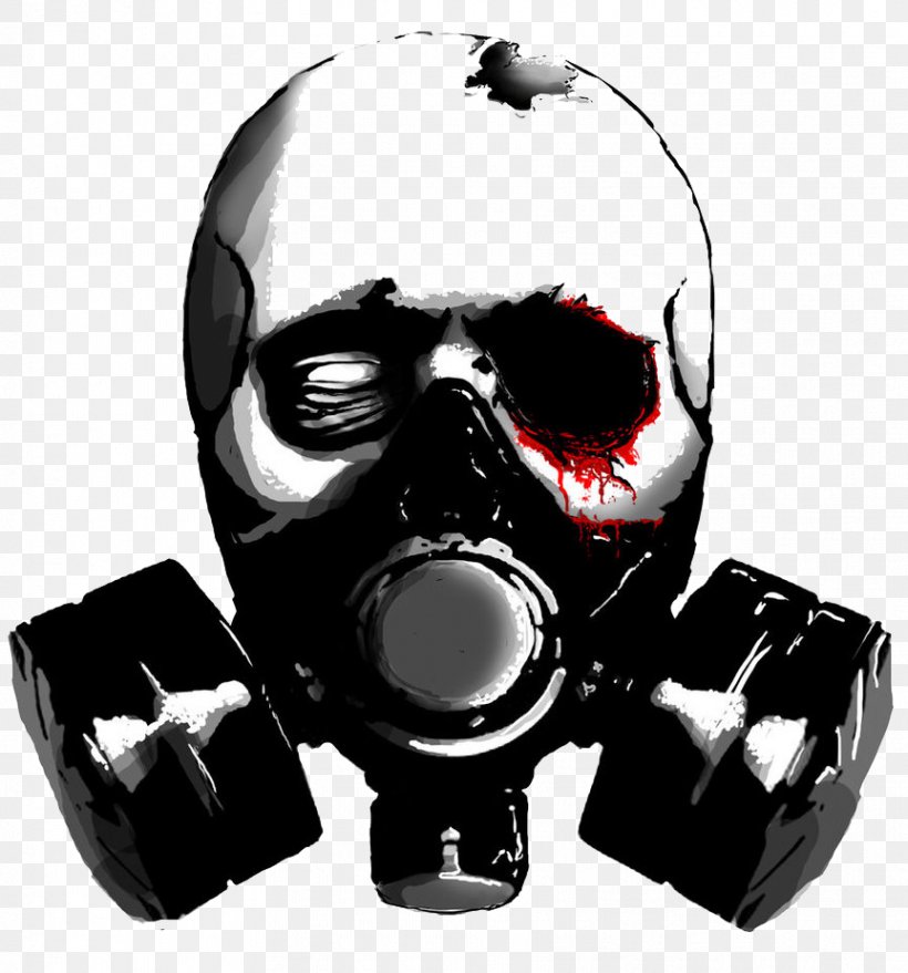 Stencil Gas Mask Skull Drawing, PNG, 863x926px, Gas Mask, Art, Drawing, Graffiti, Headgear Download Free