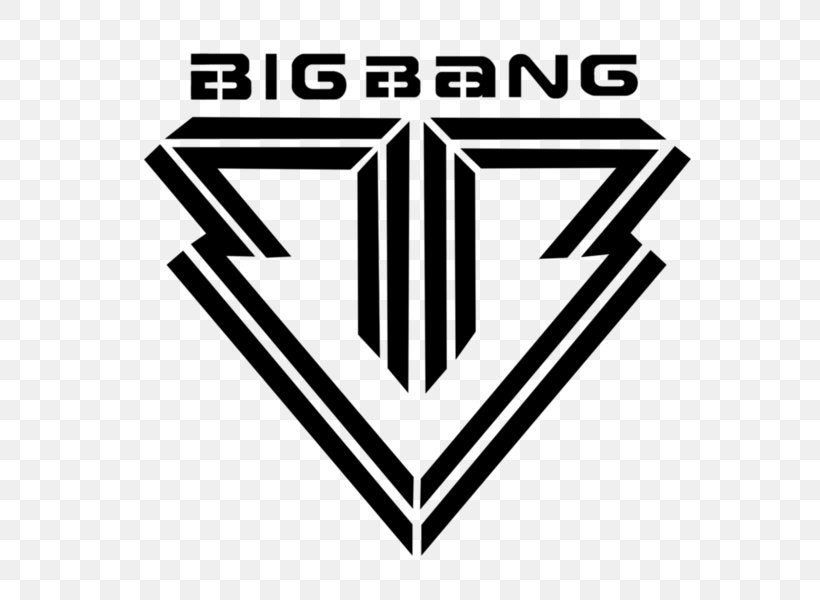BIGBANG K-pop Logo Korean, PNG, 591x600px, Bigbang, Alive, Area, Black, Black And White Download Free