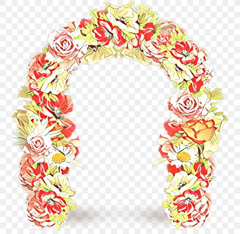 Christmas Decoration, PNG, 750x799px, Cartoon, Christmas Decoration, Fashion Accessory, Lei, Wreath Download Free
