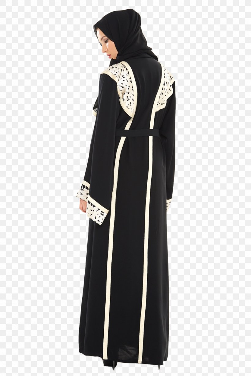 Robe Abaya Overcoat Sleeve Costume, PNG, 900x1350px, Robe, Abaya, Black, Black M, Clothing Download Free