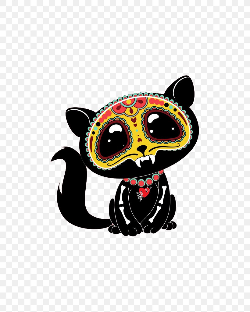 Calavera Day Of The Dead Death Clip Art, PNG, 725x1024px, Calavera, Art, Can Stock Photo, Cat, Cat Like Mammal Download Free
