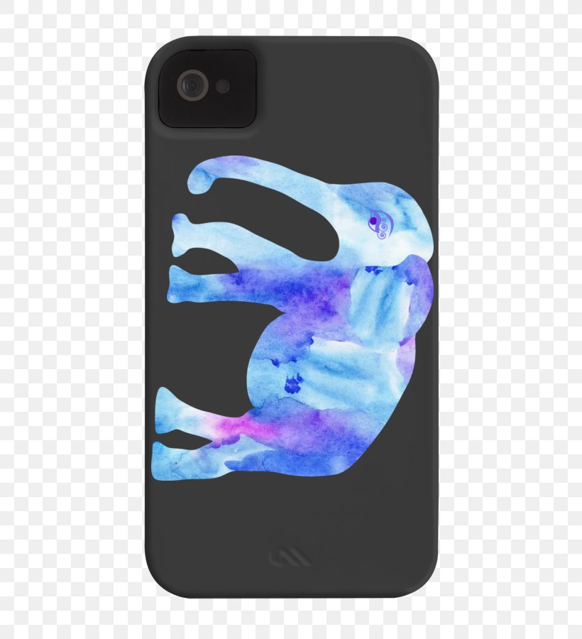 Canvas Print Mobile Phone Accessories Watercolor Painting Organism, PNG, 600x900px, Canvas Print, Blue, Canvas, Electric Blue, Elephant Download Free