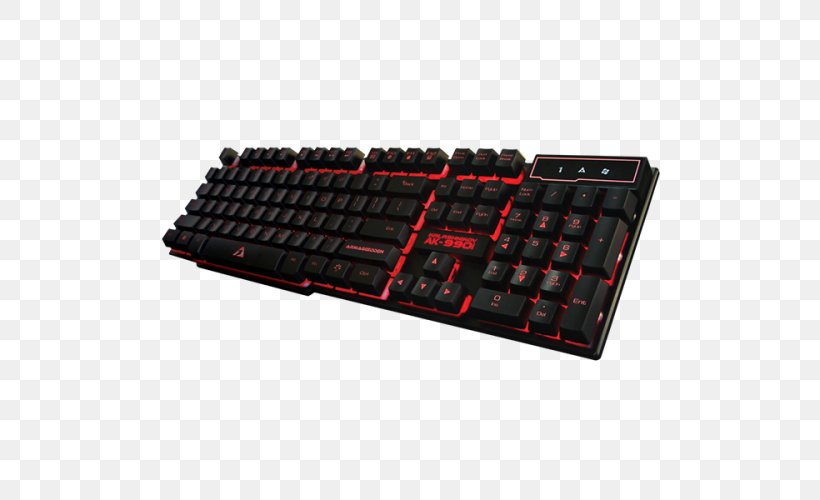 Computer Keyboard Computer Mouse Gaming Keypad Computer Hardware Video Game, PNG, 500x500px, Computer Keyboard, A4tech Bloody B120 Keyboard, Backlight, Computer, Computer Component Download Free