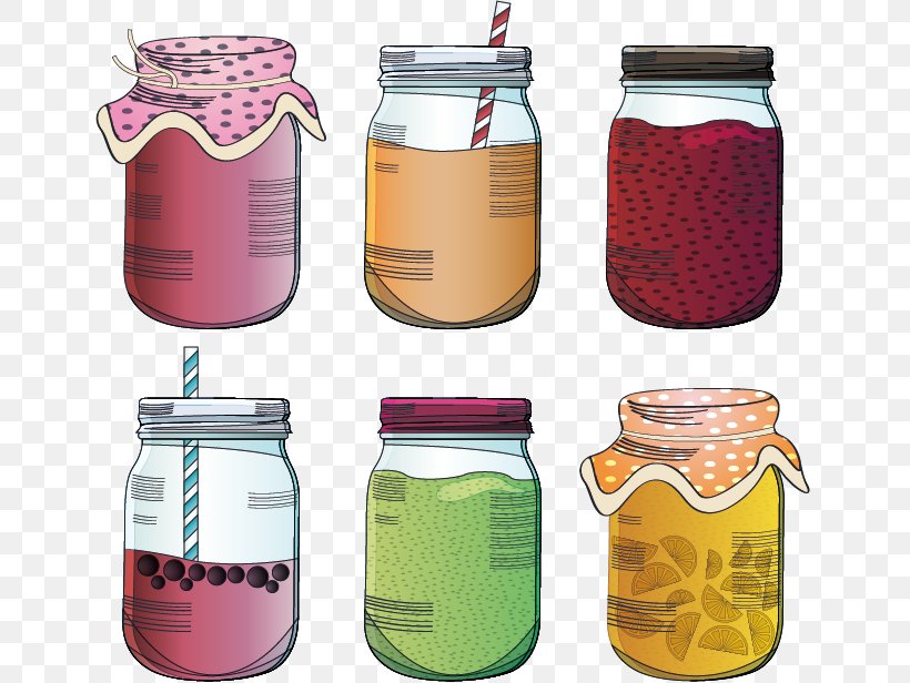 Mason Jar Euclidean Vector Glass, PNG, 648x616px, Jar, Bottle, Canning, Drinkware, Food Download Free