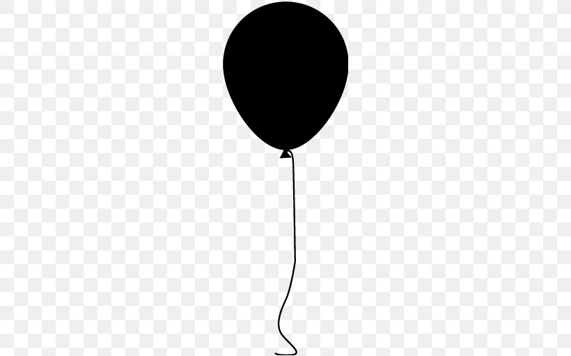 Balloon Black, PNG, 512x512px, Balloon, Birthday, Black, Black And White, Color Download Free