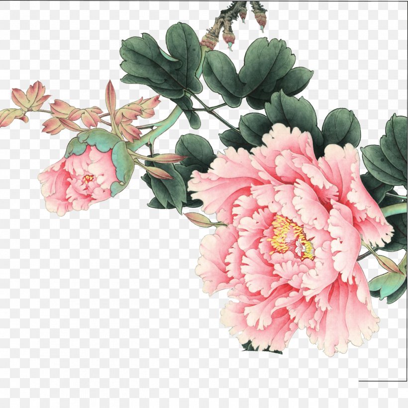 Flower Moutan Peony, PNG, 1417x1417px, Flower, Artificial Flower, Chrysanths, Cut Flowers, Floral Design Download Free