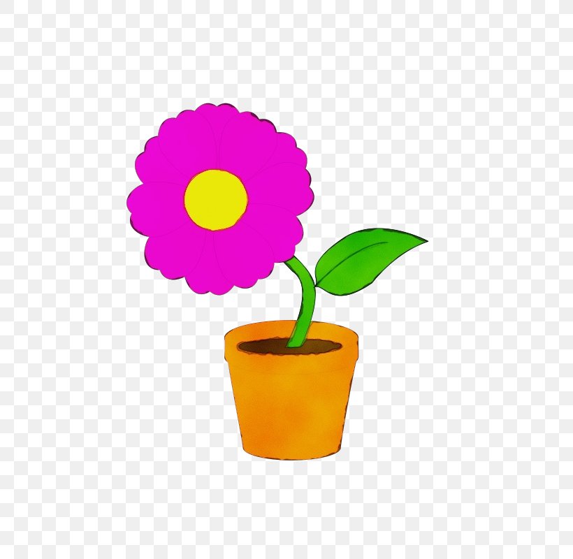 Flowerpot Flower Plant Violet Houseplant, PNG, 566x800px, Watercolor, Cut Flowers, Flower, Flowerpot, Houseplant Download Free