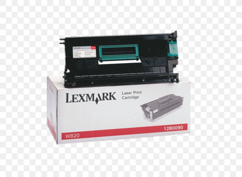 Lexmark Optra W820 Toner Cartridge Lexmark Optra M410, PNG, 800x600px, Lexmark, Black, Consumables, Electronic Component, Electronics Download Free