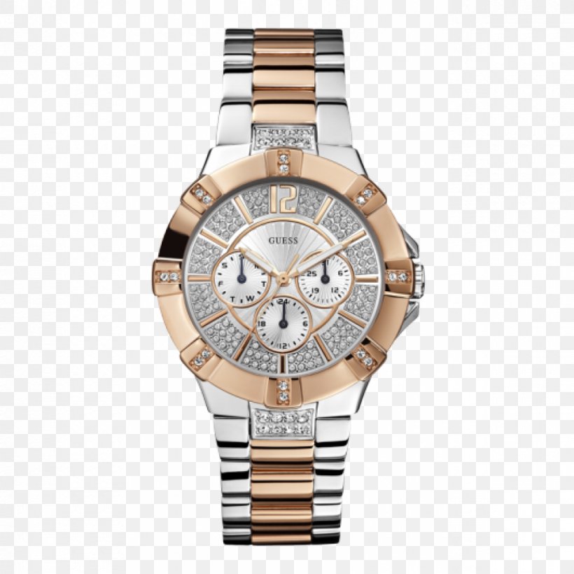 Watch Guess Woman Jewellery Fashion, PNG, 1200x1200px, Watch, Automatic Watch, Clock, Fashion, Fossil Group Download Free