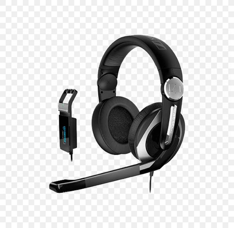 Microphone Headphones Headset Sennheiser PC 333D, PNG, 800x800px, 71 Surround Sound, Microphone, Audio, Audio Equipment, Dolby Headphone Download Free