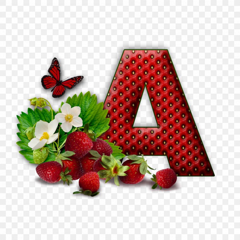 Red Flower, PNG, 2000x2000px, Strawberry, Alpine Strawberry, Berries, Berry, Flower Download Free