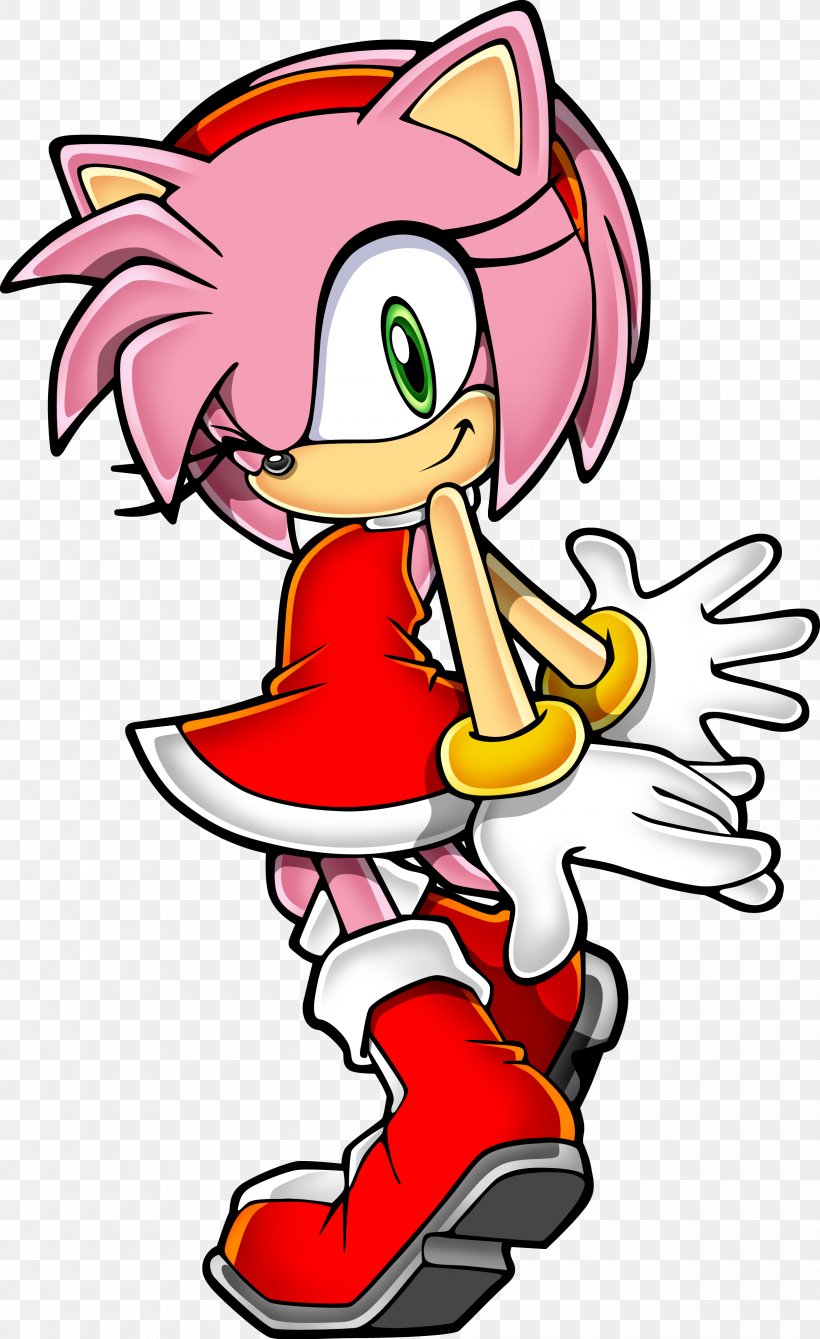 Sonic Advance 3 Amy Rose Sonic Drift Sonic Adventure 2, PNG, 2440x3986px, Watercolor, Cartoon, Flower, Frame, Heart Download Free