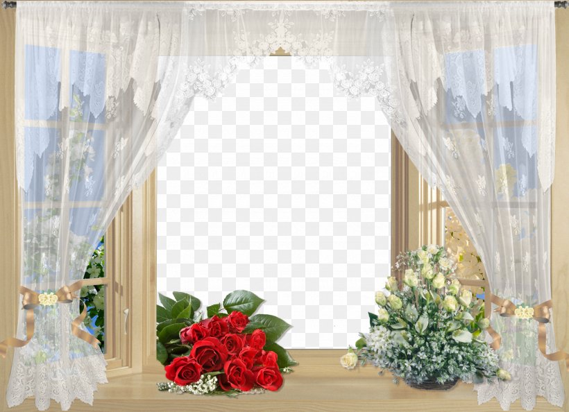 Window Picture Frames Clip Art, PNG, 1600x1160px, Window, Arch, Curtain, Decor, Floral Design Download Free