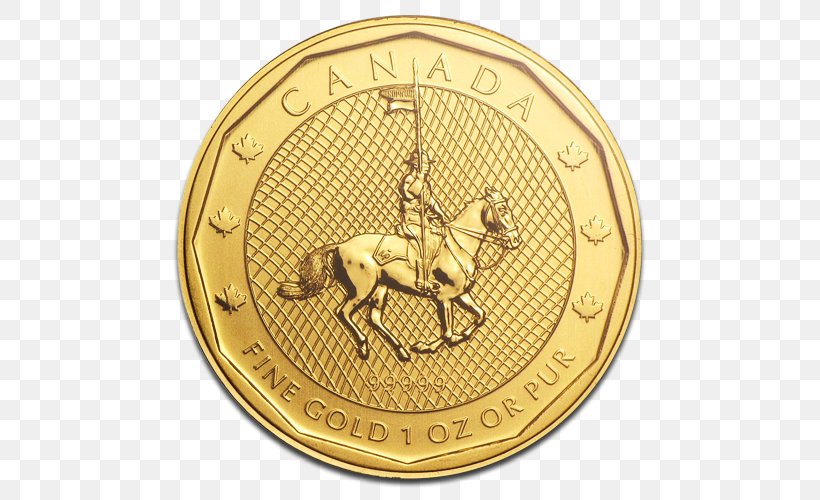Gold Coin Canada Gold Coin Canadian Gold Maple Leaf, PNG, 500x500px, Gold, Apmex, Bullion, Bullion Coin, Canada Download Free