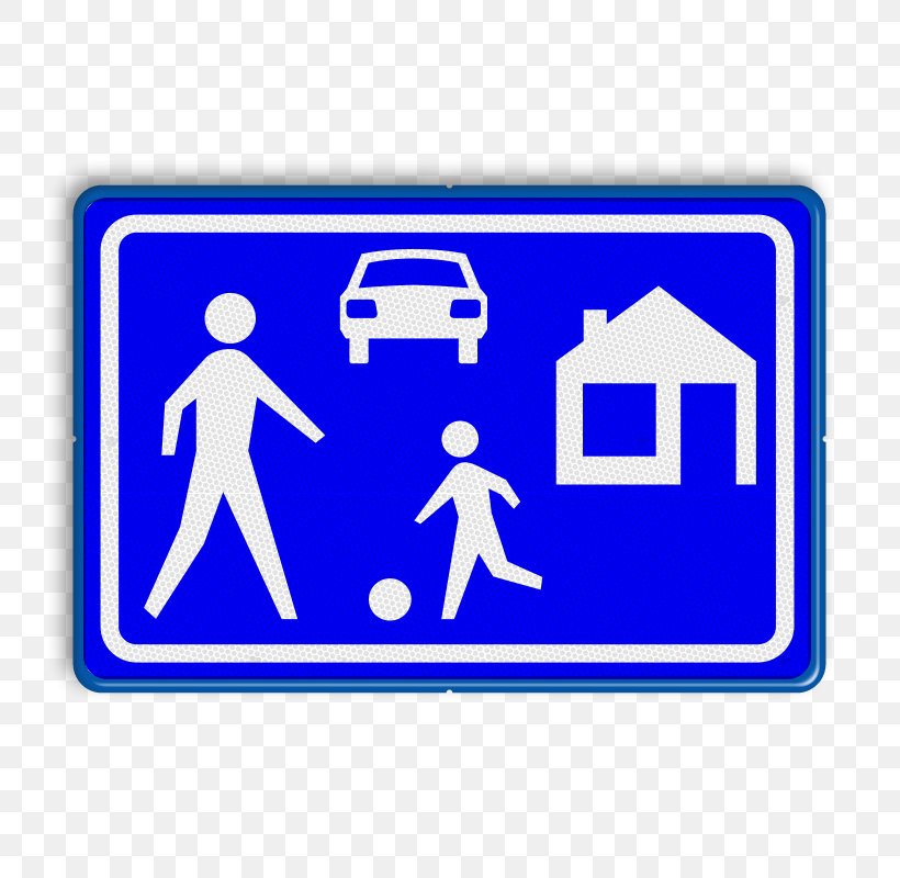 Living Street Traffic Sign Hak Utama Pada Persimpangan Road Segregated Cycle Facilities, PNG, 800x800px, Living Street, Area, Bicycle, Blue, Brand Download Free