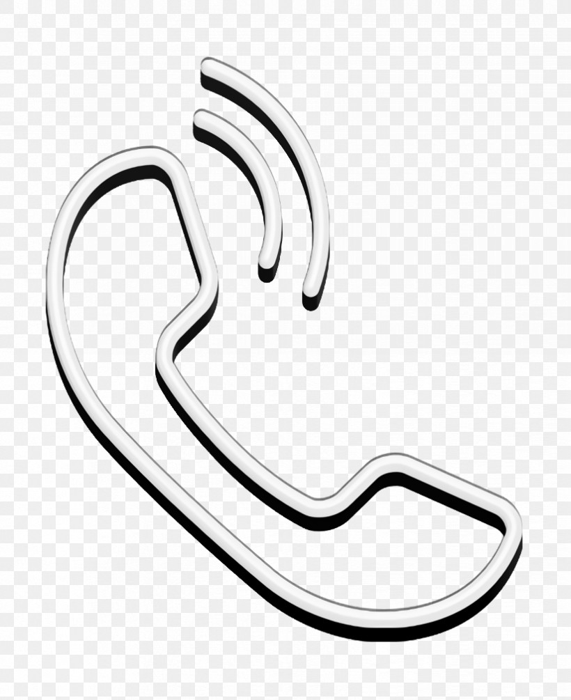 Mobile Phone Auricular Part Outline With Call Sound Lines Icon Phone Icon Tools And Utensils Icon, PNG, 824x1010px, Phone Icon, Bathroom, Black, Black And White, Chemical Symbol Download Free