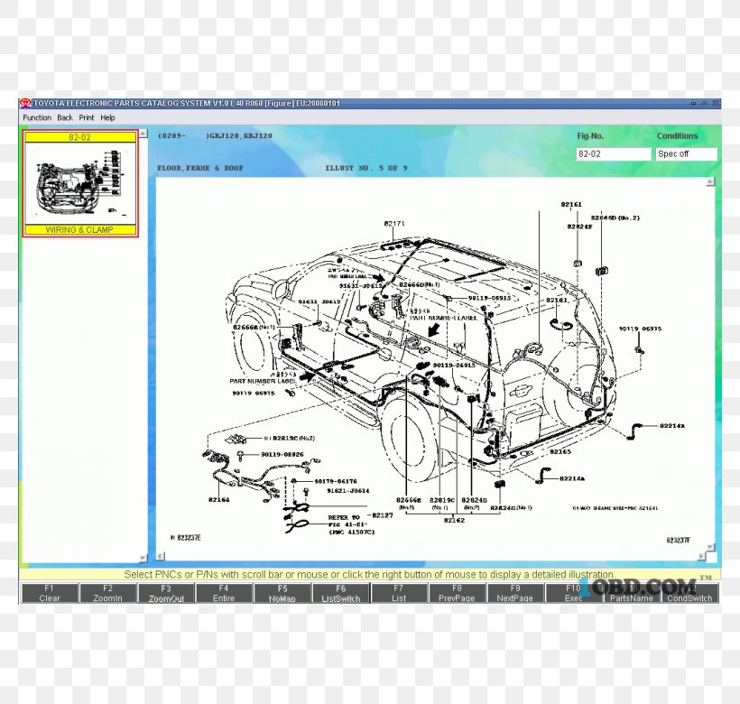 Toyota Car Parts Book Diagram Lexus, PNG, 780x780px, Toyota, Area, Car, Catalog, Diagram Download Free
