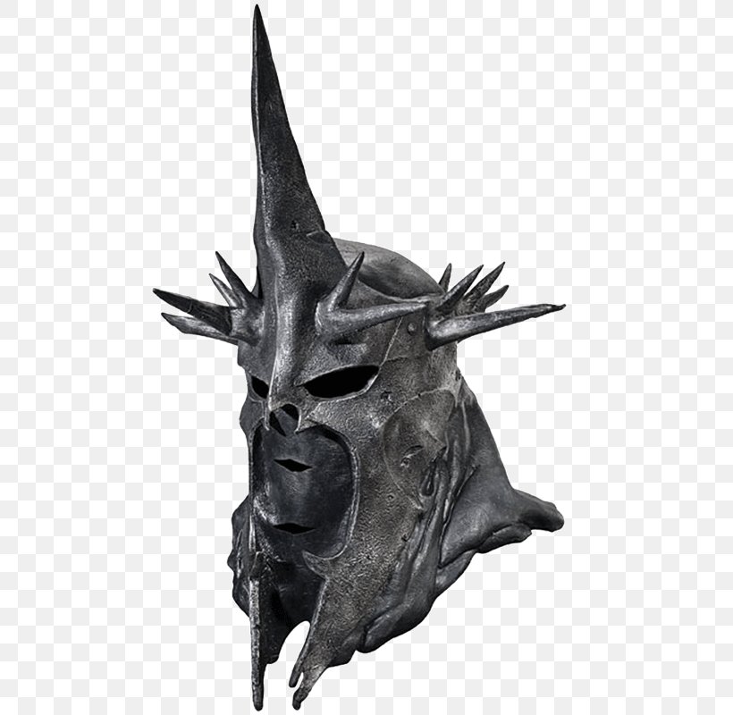 Witch-king Of Angmar The Lord Of The Rings: The Battle For Middle-earth II: The Rise Of The Witch-king Mask Nazgûl, PNG, 600x800px, Witchking Of Angmar, Angmar, Black And White, Buycostumescom, Clothing Download Free