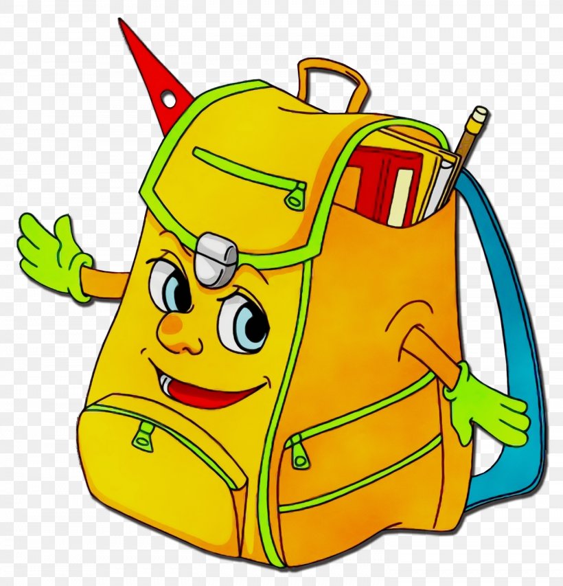 School Bag Cartoon, PNG, 1476x1537px, Watercolor, Backpack, Bag, Cartoon,  Drawing Download Free