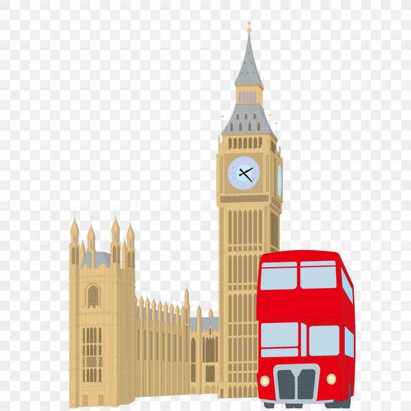 Big Ben Bus, PNG, 2000x2000px, Big Ben, Autobus De Londres, Building, Bus, Clock Tower Download Free