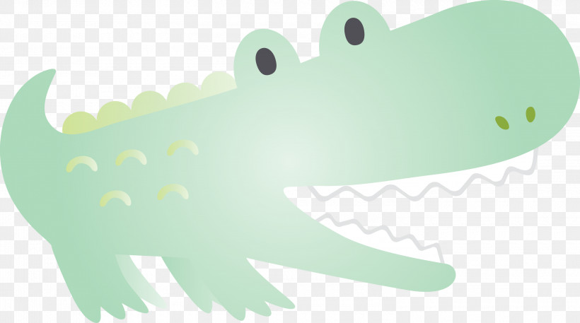 Green Crocodile Crocodilia Alligator, PNG, 3000x1673px, Green, Alligator, Crocodile, Crocodilia Download Free