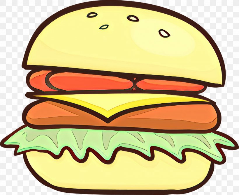 Hamburger, PNG, 2000x1636px, Cartoon, Cheeseburger, Fast Food, Hamburger, Junk Food Download Free
