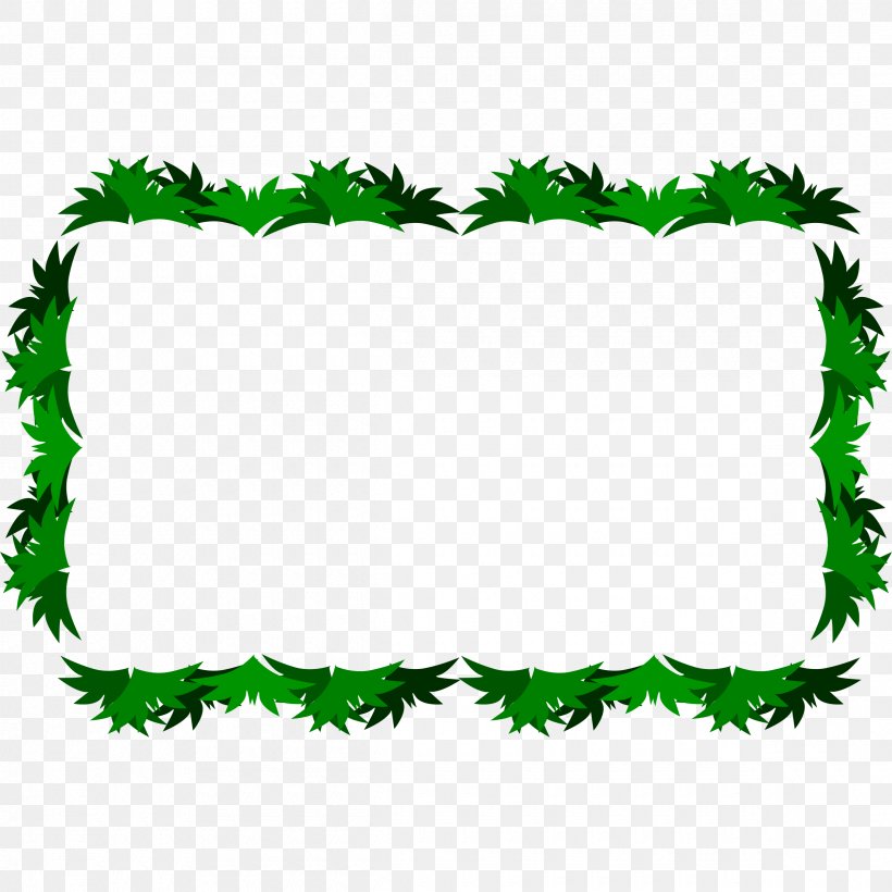 Picture Frames Clip Art, PNG, 2400x2400px, Picture Frames, Area, Border, Flowering Plant, Grass Download Free