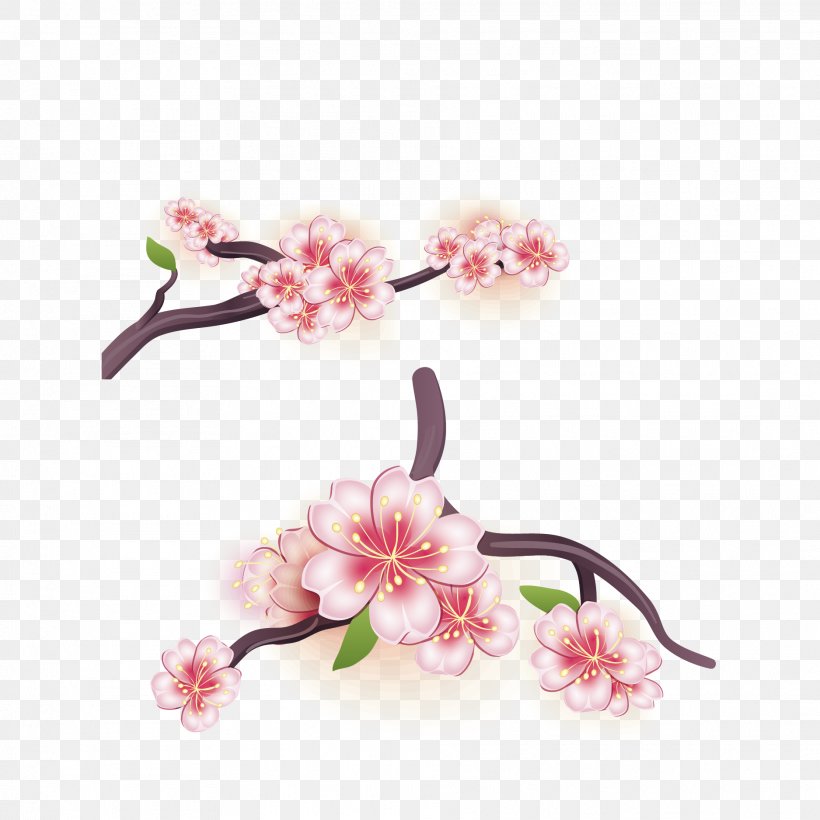 Cherry Blossom Flower, PNG, 1875x1875px, Cherry Blossom, Artificial Flower, Blossom, Branch, Cherry Download Free