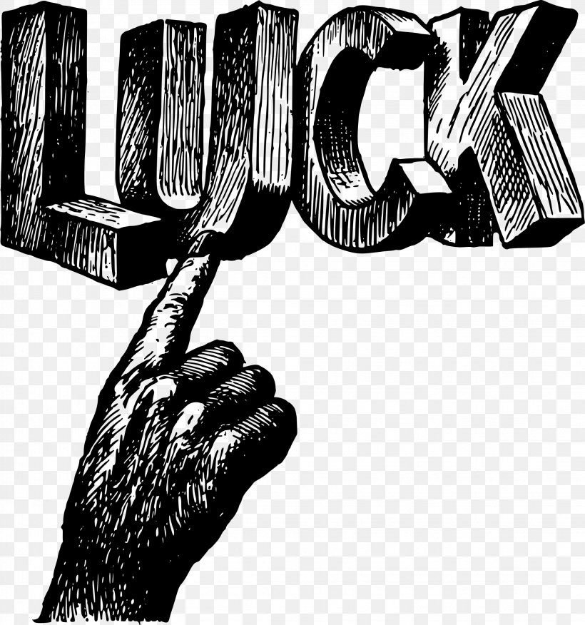 Clip Art, PNG, 2246x2400px, Symbol, Black And White, Hand, Luck, Monochrome Download Free