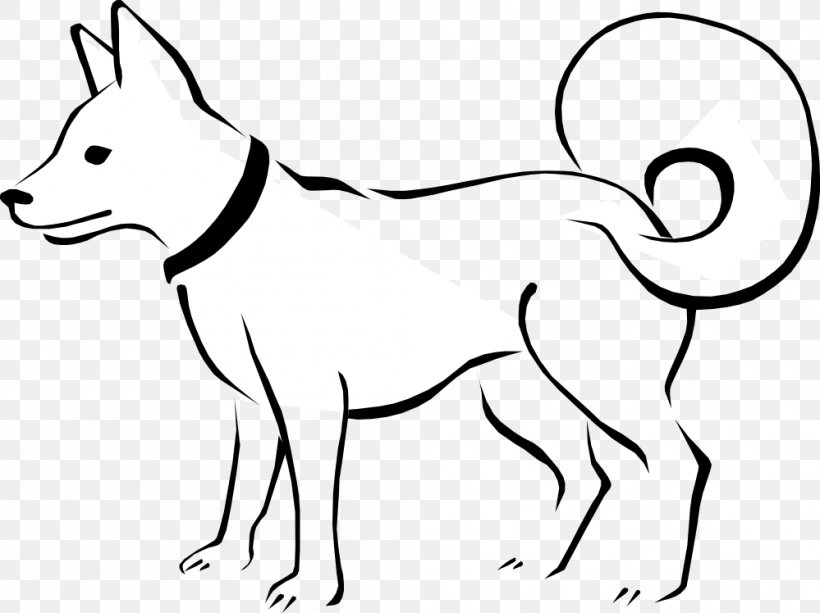 Dog Puppy Black And White Clip Art, PNG, 999x748px, Dog, Artwork, Bark, Black And White, Carnivoran Download Free