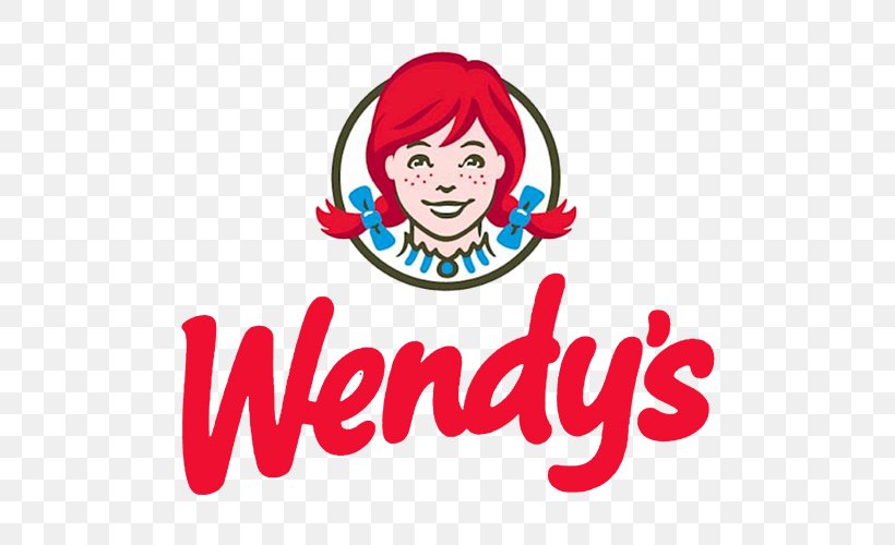 Wendy's Company Fast Food Restaurant Hamburger, PNG, 500x500px, Watercolor, Cartoon, Flower, Frame, Heart Download Free