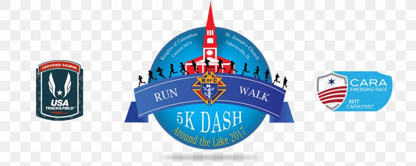 5K Run University Of Saint Mary Of The Lake Running Walking Logo, PNG, 1200x480px, 5k Run, 2018, Brand, Label, Lake Download Free