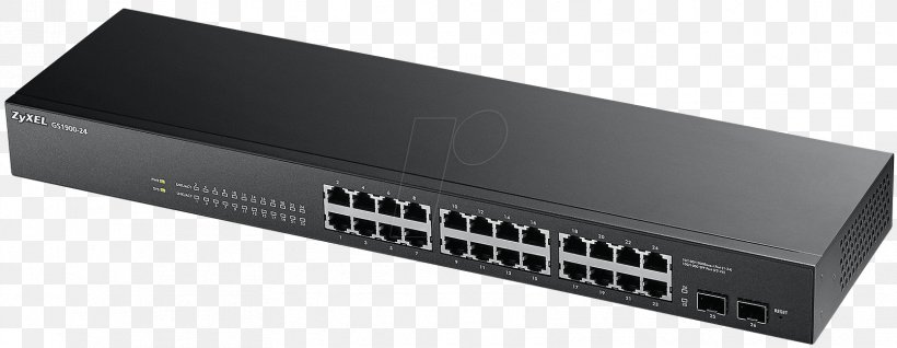 Gigabit Ethernet Network Switch Small Form-factor Pluggable Transceiver Power Over Ethernet IEEE 802.3, PNG, 1671x649px, 19inch Rack, Gigabit Ethernet, Computer Network, Computer Networking, Electronic Device Download Free