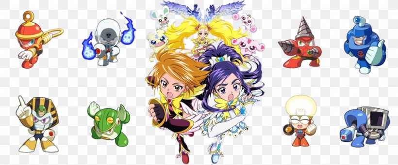 Mega Man 4 Futari Wa Pretty Cure Art Mega Man Battle Network, PNG, 1024x426px, Mega Man 4, Action Figure, Animal Figure, Art, Fictional Character Download Free