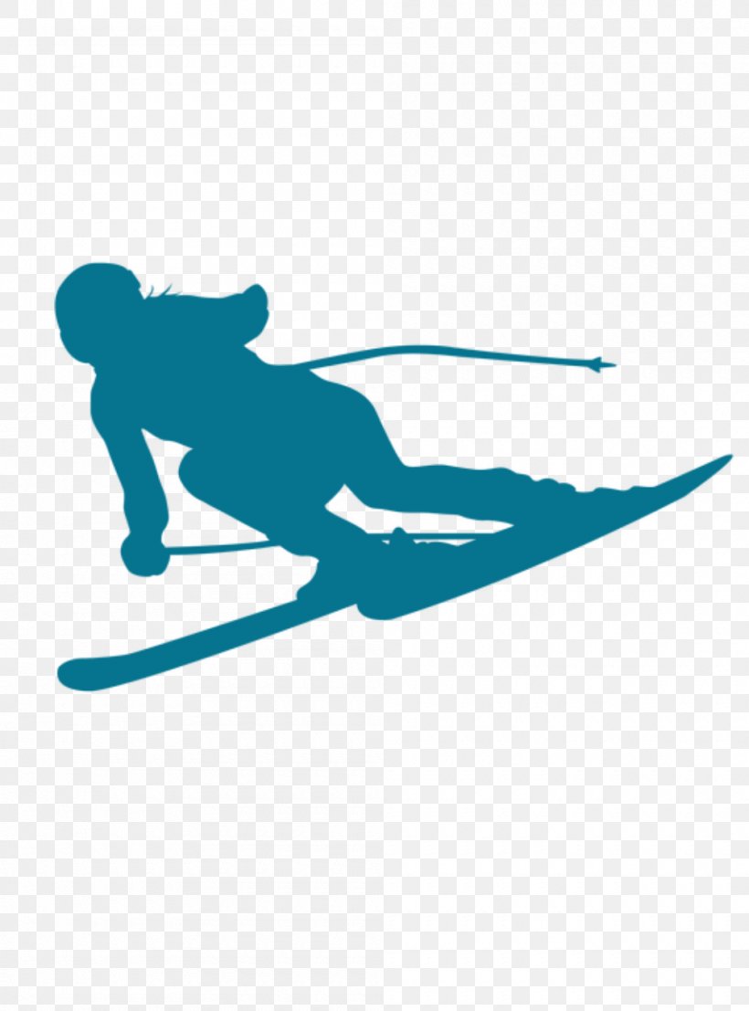 Alpine Skiing Winter Sport Vector Graphics, PNG, 1000x1350px, Skiing, Alpine Skiing, Aqua, Black And White, Fin Download Free