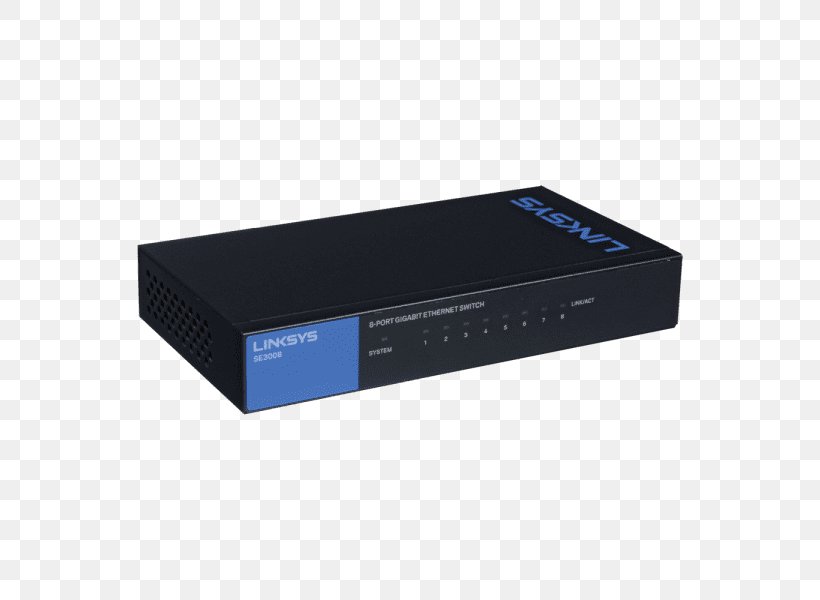 Network Switch Gigabit Ethernet Linksys 16port Gigabit Switch Se3016, PNG, 600x600px, 10 Gigabit Ethernet, Network Switch, Audio Receiver, Computer Network, Computer Port Download Free