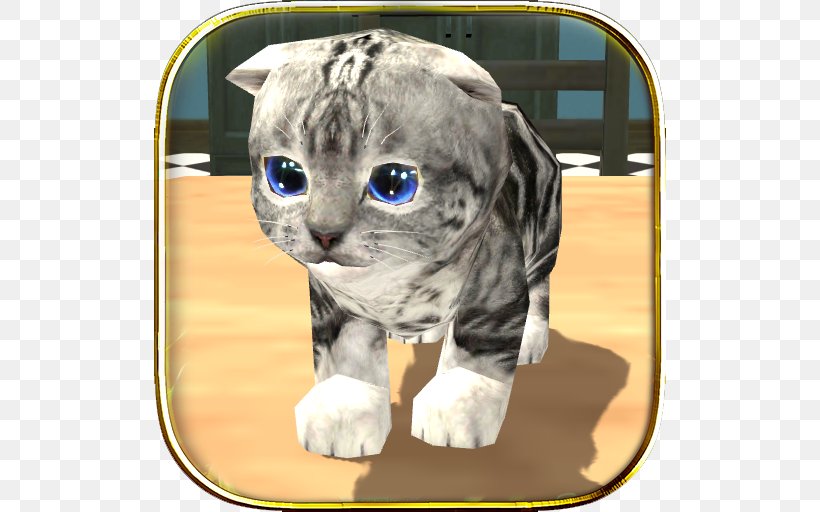 Cat Simulator : Kitty Craft Cat Simulator Kitty Craft Pro Edition Kitten FREE ONLINE GAMES, PNG, 512x512px, Cat Simulator Kitty Craft, American Shorthair, Android, Aptoide, Carnivoran Download Free