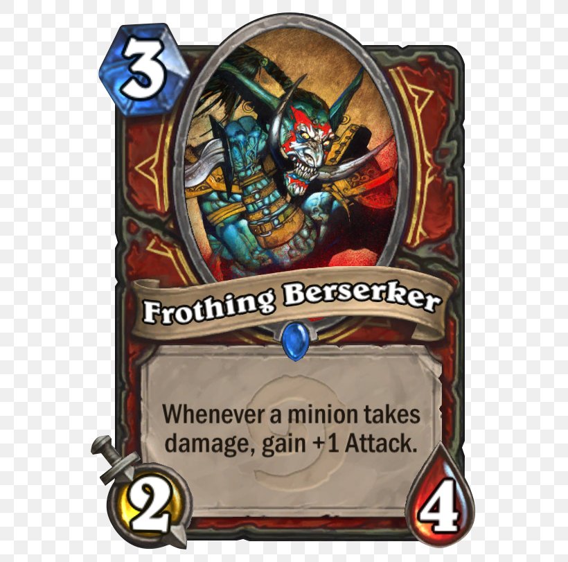 Hearthstone Frothing Berserker Armorsmith King's Defender Warrior, PNG, 567x811px, Hearthstone, Games, Warrior Download Free