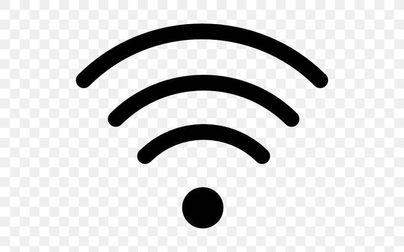 Wi-Fi Internet Access Wireless, PNG, 512x512px, Wifi, Aerials, Black And White, Broadband, Internet Download Free