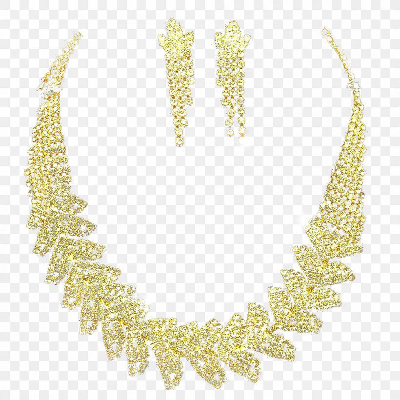 Earring Necklace Jewellery, PNG, 1000x1000px, Earring, Body Jewelry, Chain, Collar, Gold Download Free