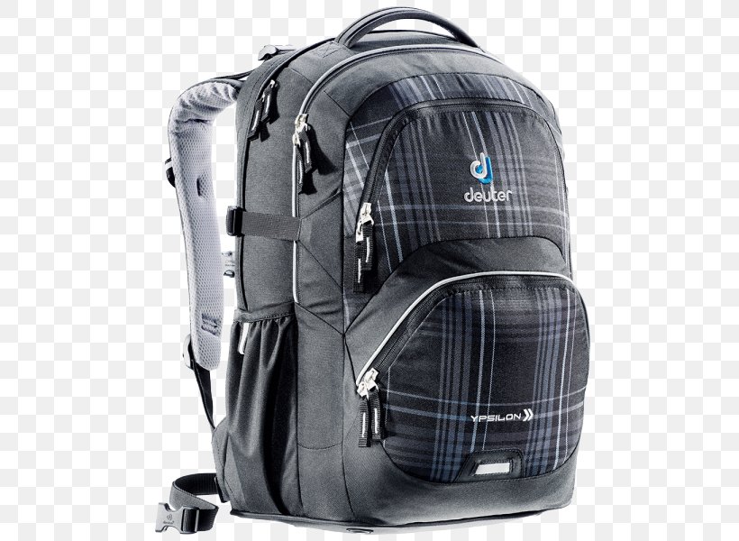 Backpack Deuter Sport Black Mountaineering Travel, PNG, 600x600px, Backpack, Bag, Baggage, Black, Blue Download Free