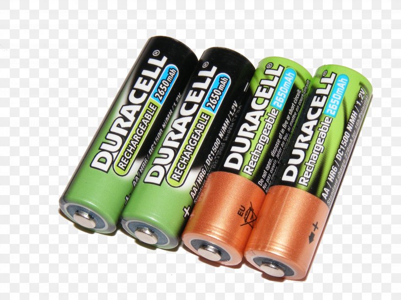 AA Battery Duracell Nickelu2013metal Hydride Battery Rechargeable Battery, PNG, 3072x2304px, Battery, Aa Battery, Aaa Battery, Aaaa Battery, Alkaline Battery Download Free